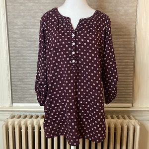 Croft & Barrow Floral printed blouse